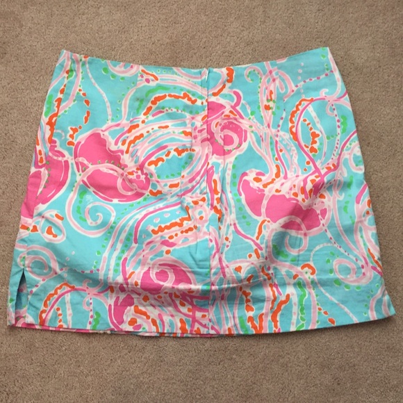 Lilly Pulitzer Jellies Be Jammin Marigold Skort - Picture 2 of 3